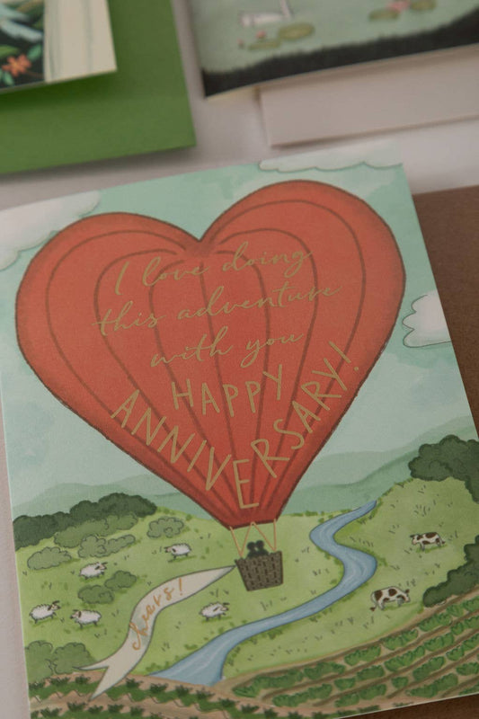 Anniversary Balloon Greeting Card