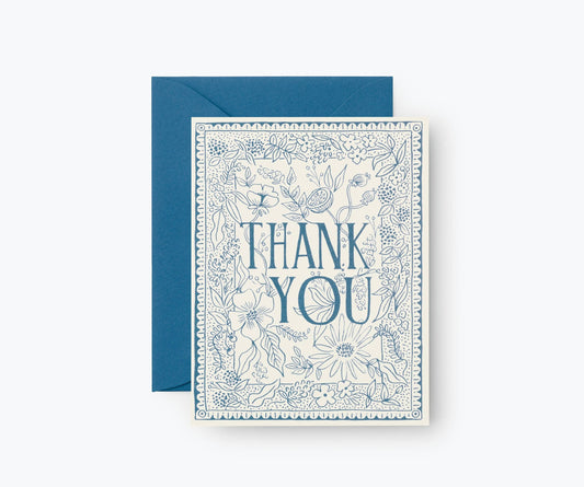 Delft Thank You Card