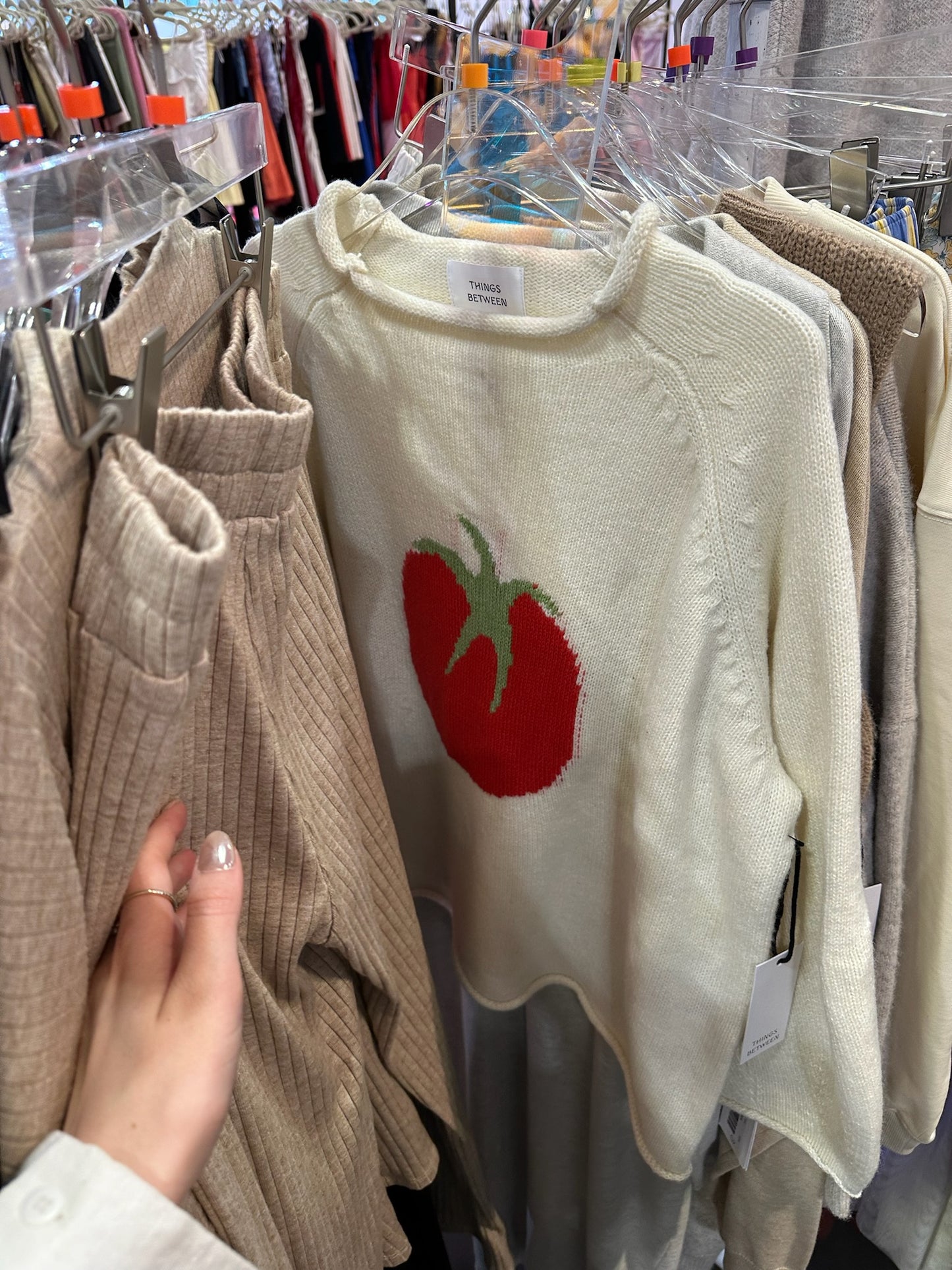 Tomato, Tomato Knit Top