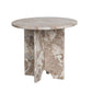 Beige & Buff Marble Table w/ Interlocking Base (PICK UP ONLY)