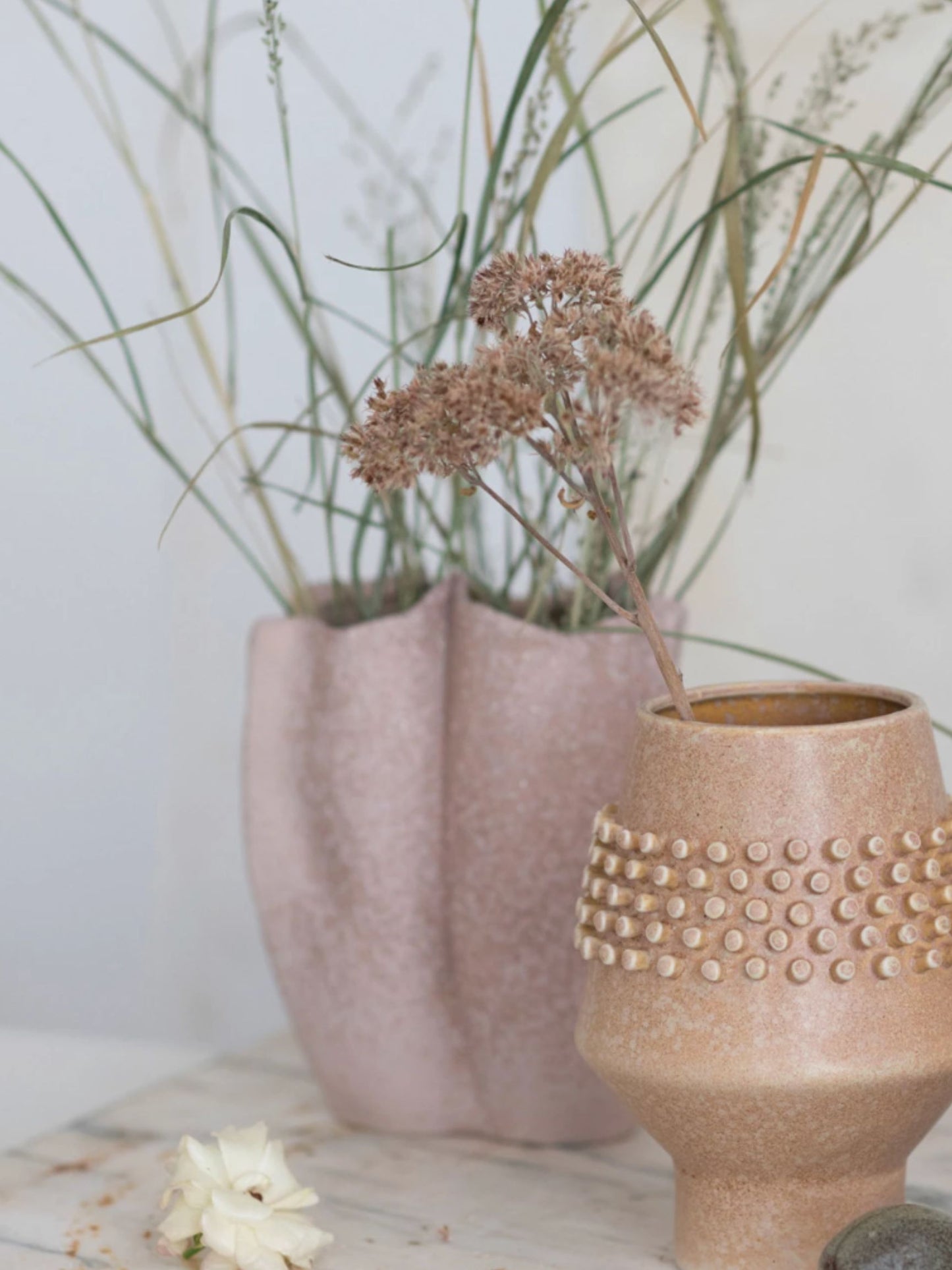 Stoneware Organic Shaped Vase