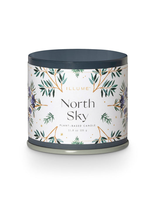 North Sky Large Tin Candle