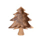 Acacia Wood Christmas Tree Shaped Bowl