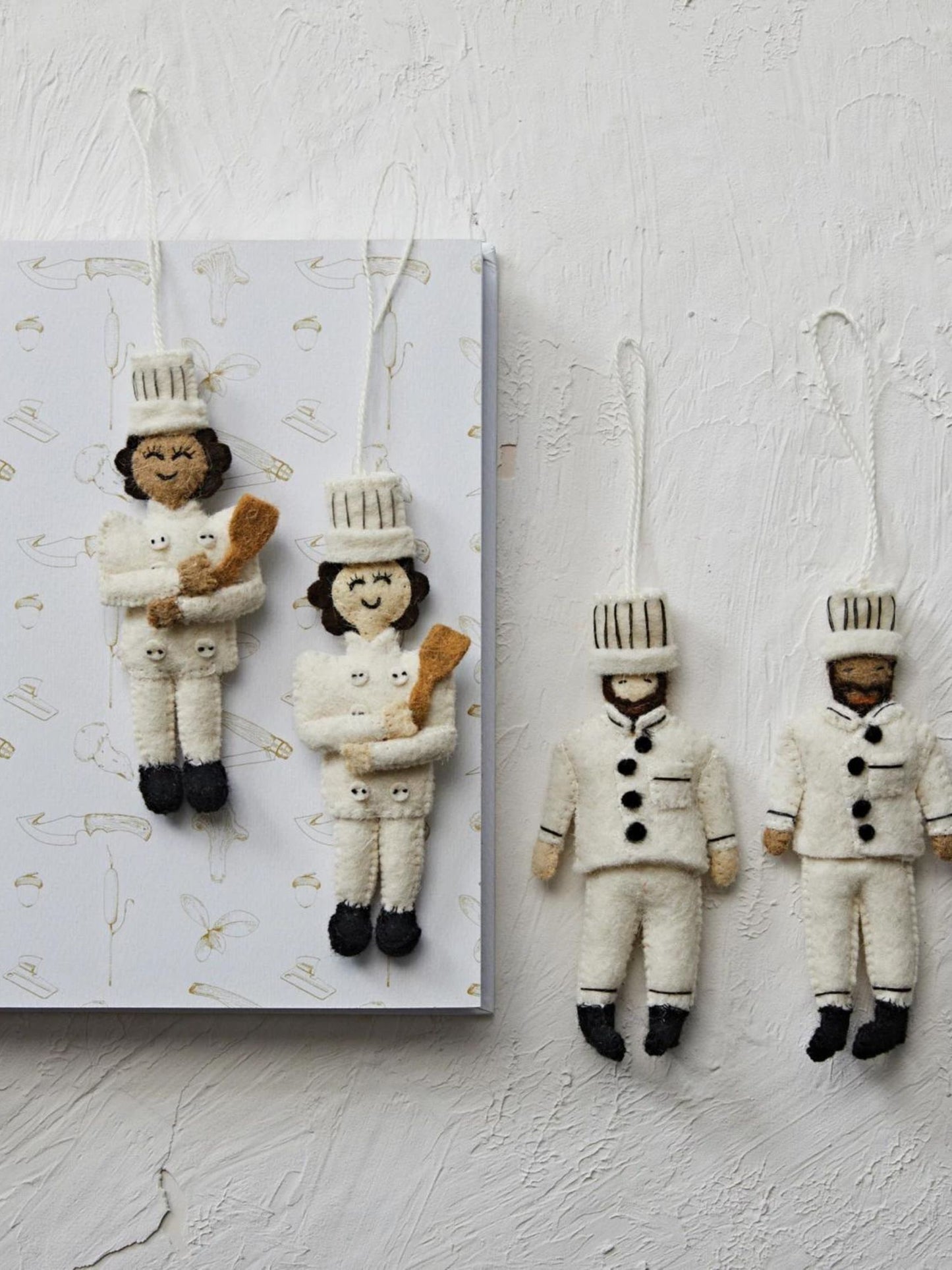 Wool Felt Chef Ornament