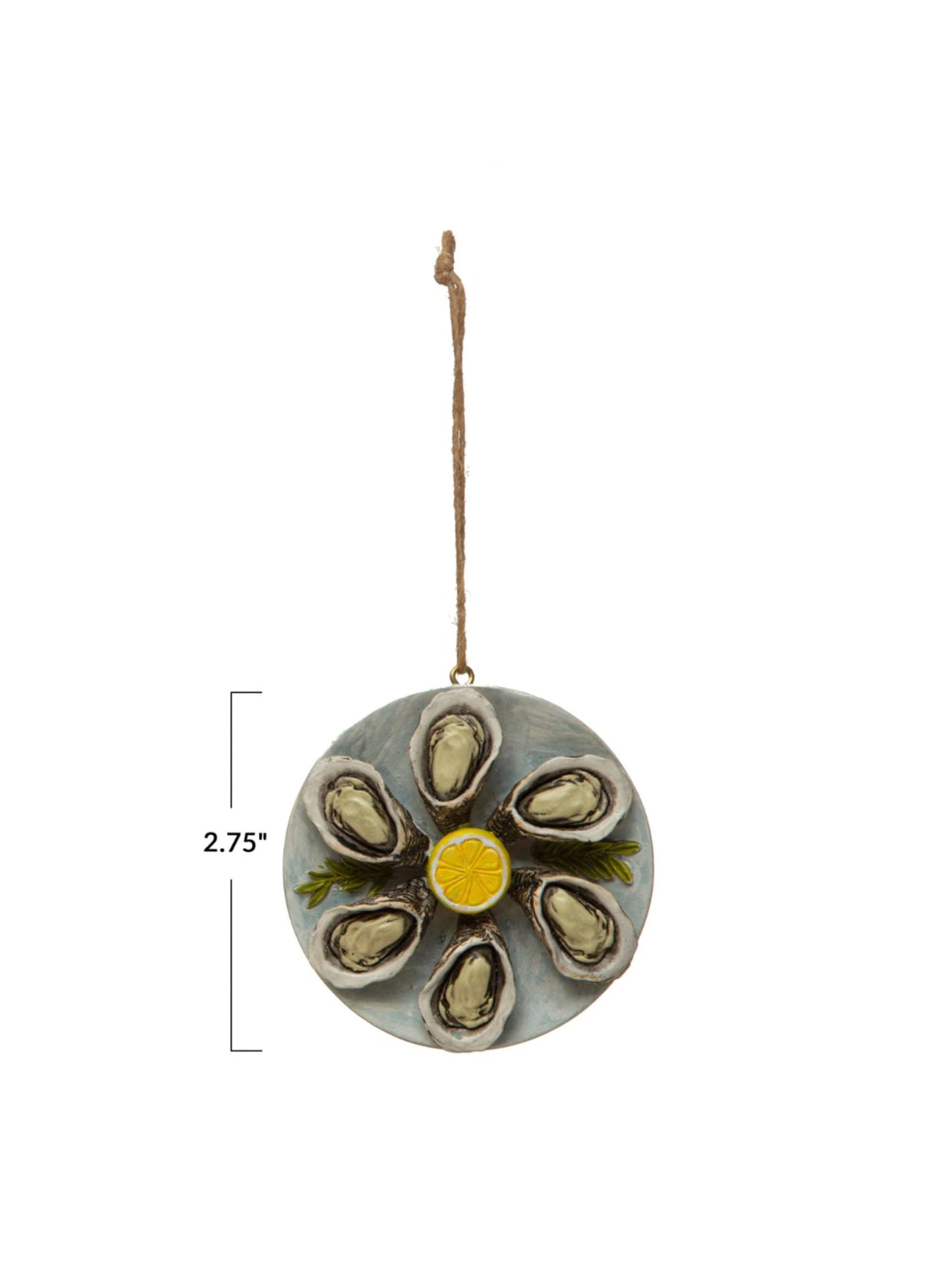 Resin Oysters on Half Shells Ornament