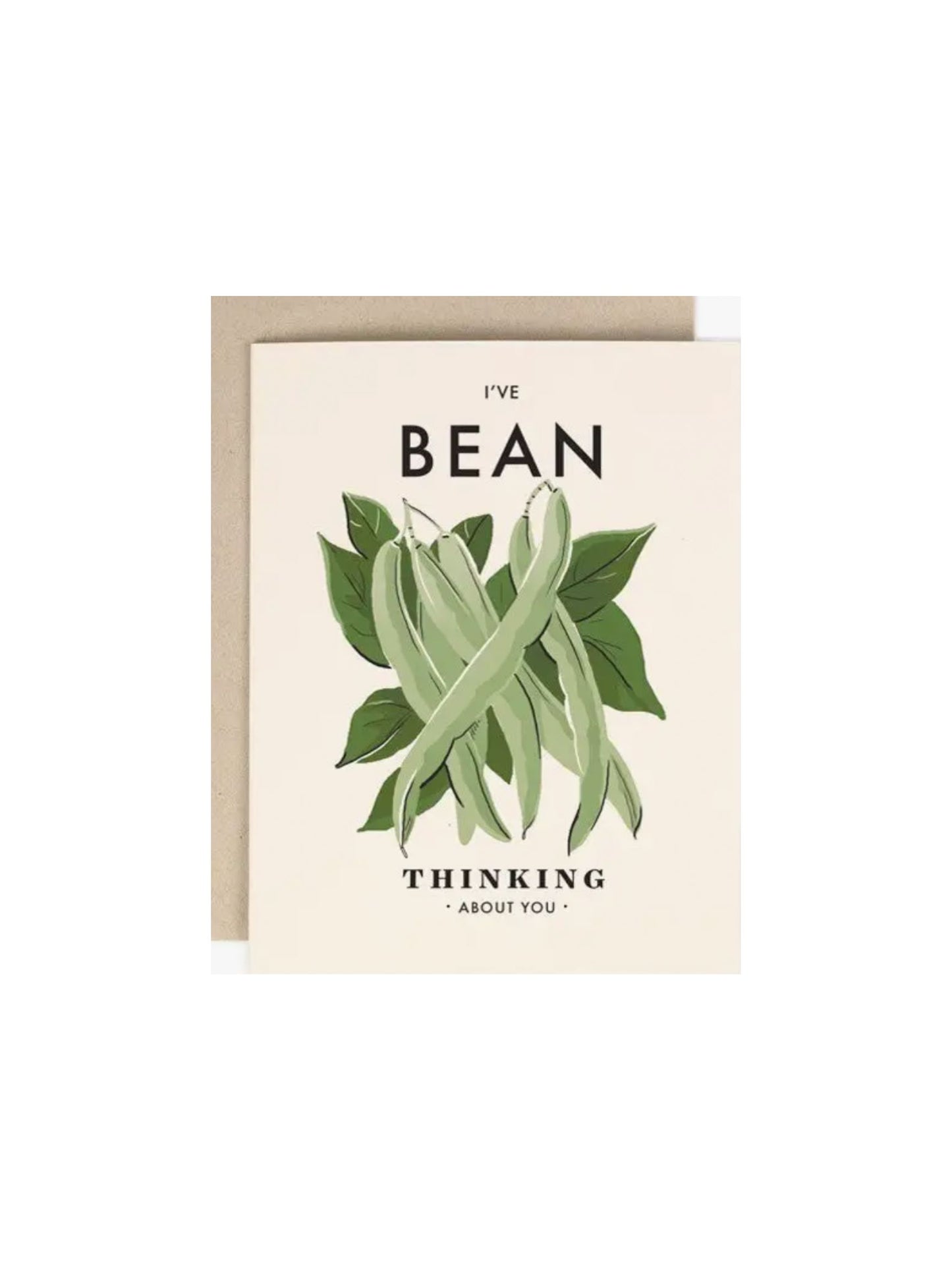 Bean Thinking About You Card