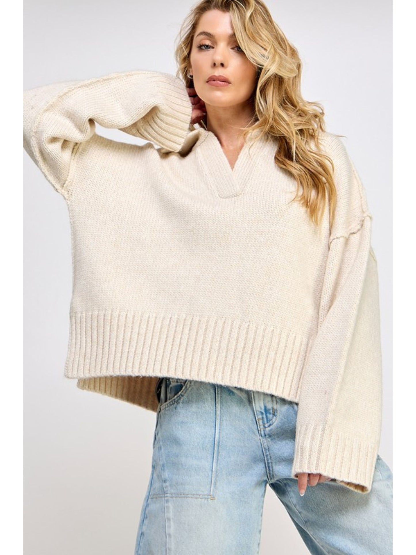 Amanda Polo Collar Sweater