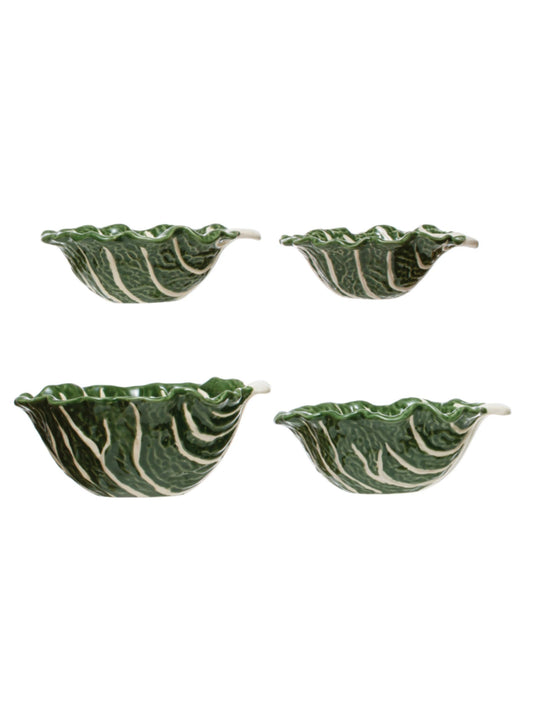 Cabbage Bowls, Set of 4