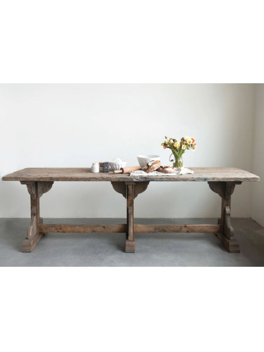 Reclaimed Wood Dining Table (PICK UP ONLY)