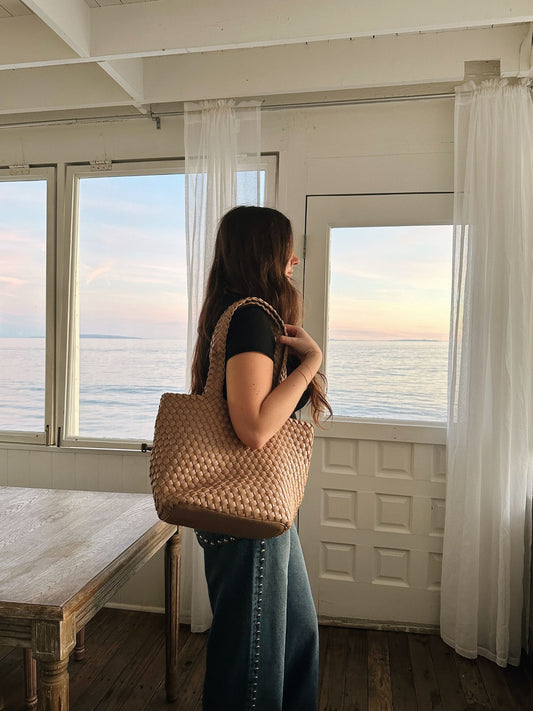 Seaside Woven Tote