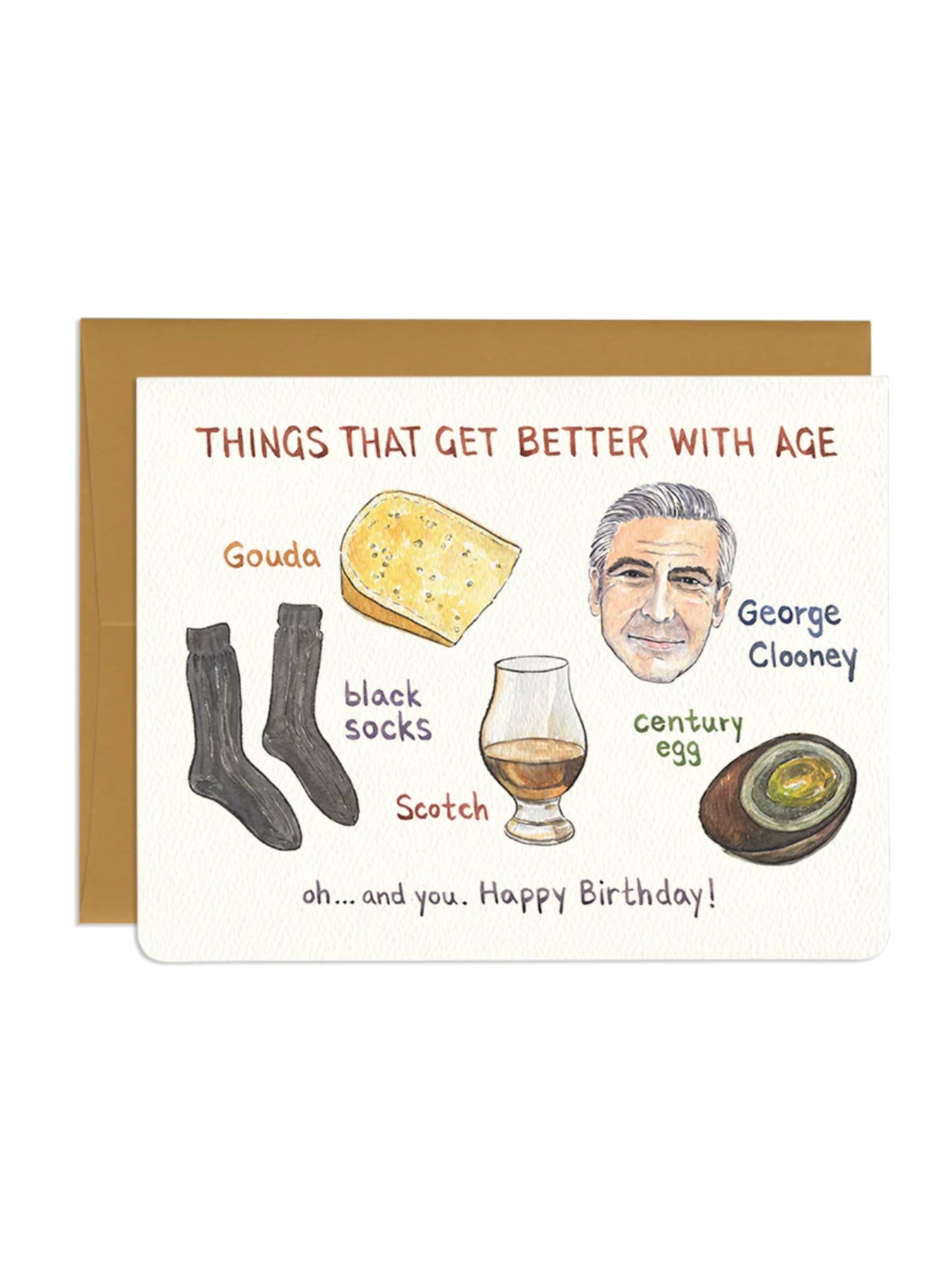 Better With Age Birthday Card