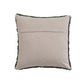 18" Square Tufted Pillow w/ Chambray Back