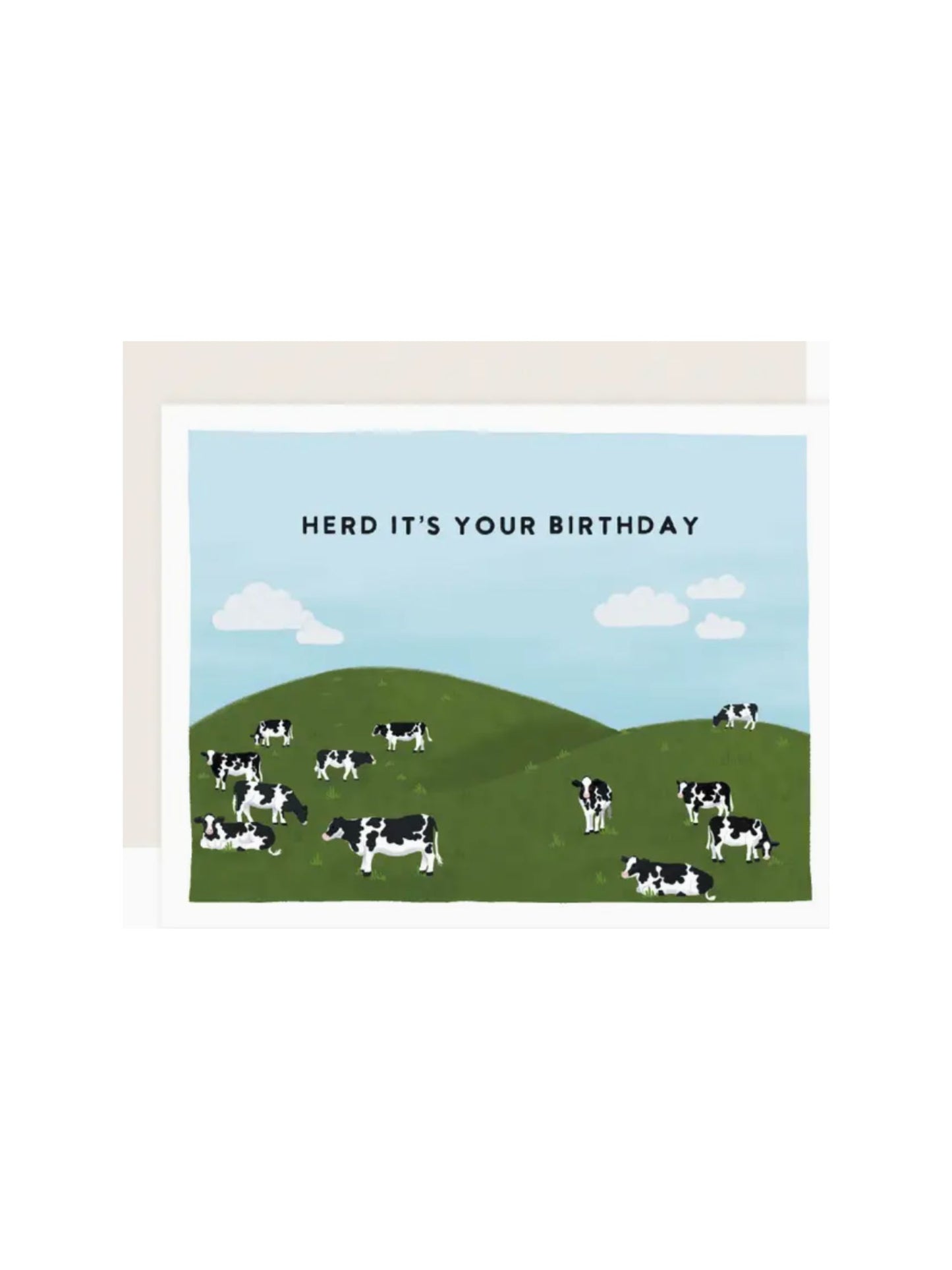 Herd It's Your Birthday Card