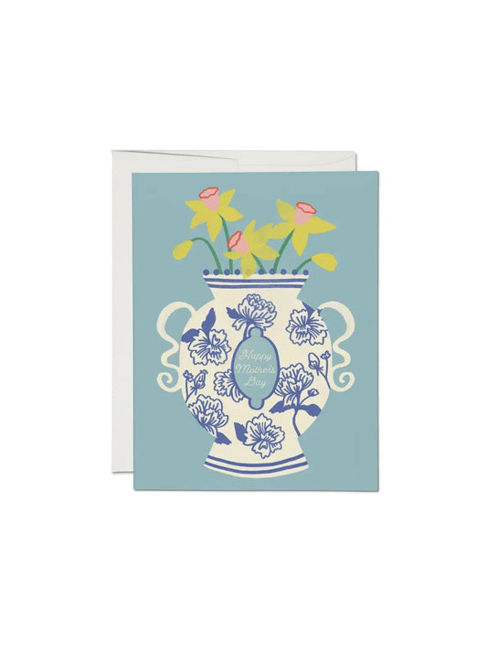 Chinoiserie Vase Mother's Day Card