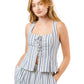 Gianna Stripe Corset Top