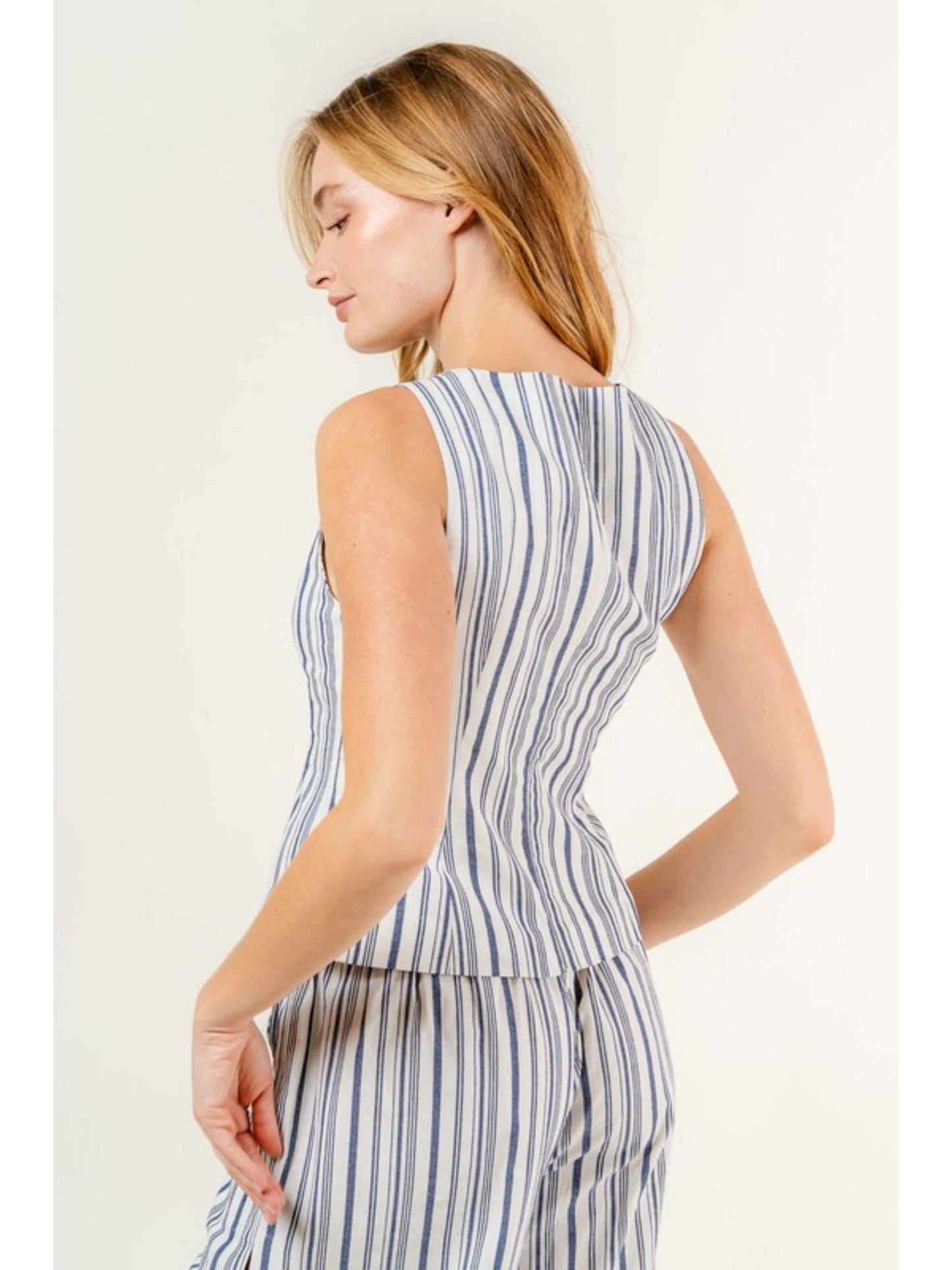 Gianna Stripe Corset Top