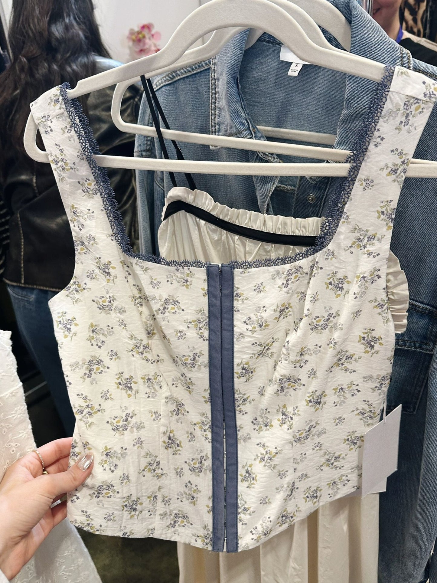 Bluebell Floral Corset Top