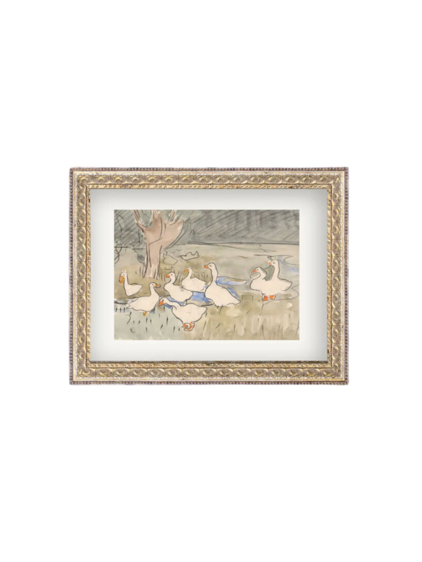 Spring Geese Framed Picture