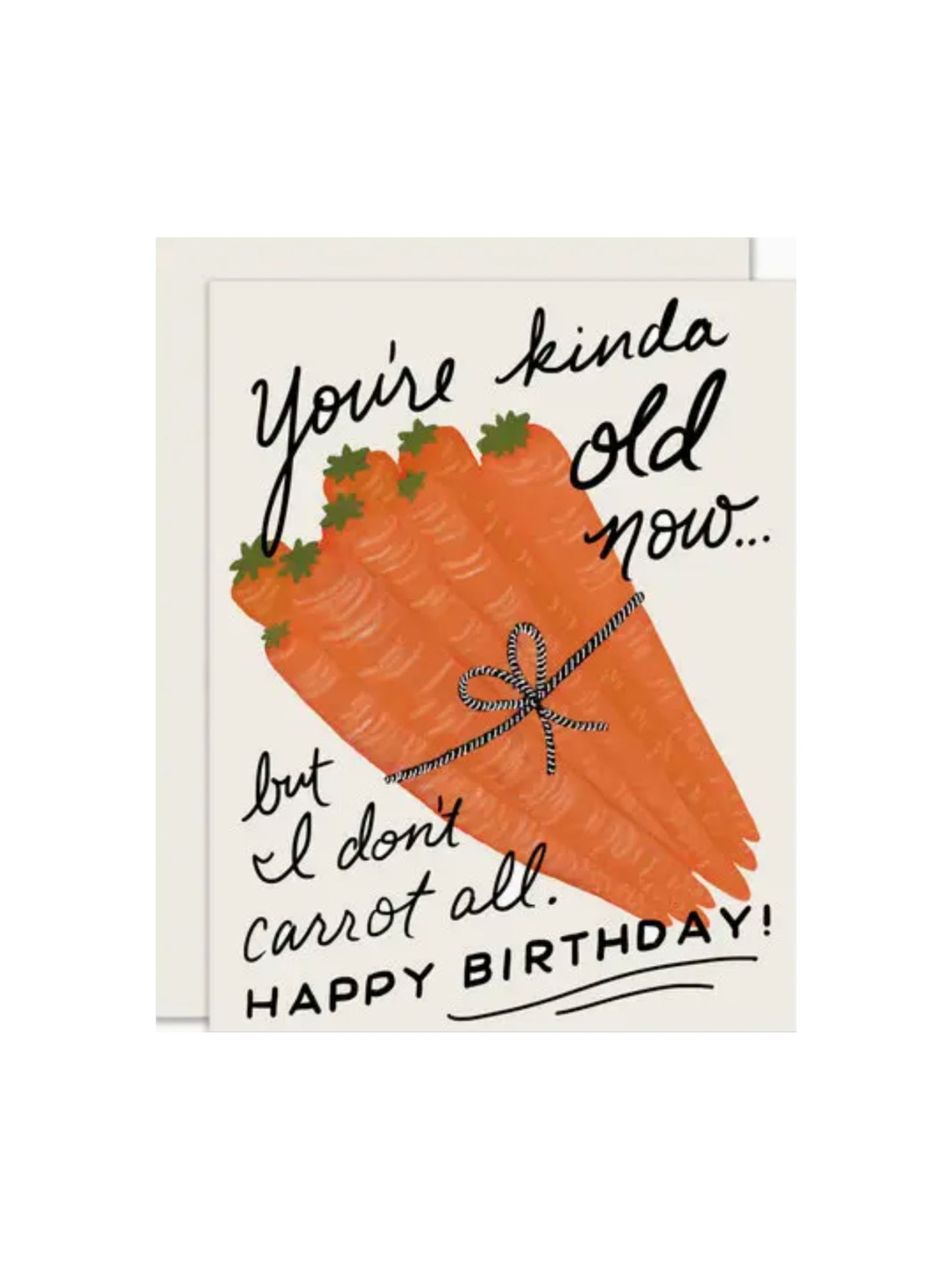 Punny Carrot Birthday Card