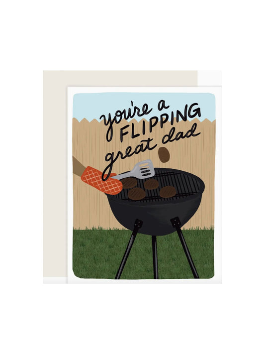 Flipping Great Dad Card