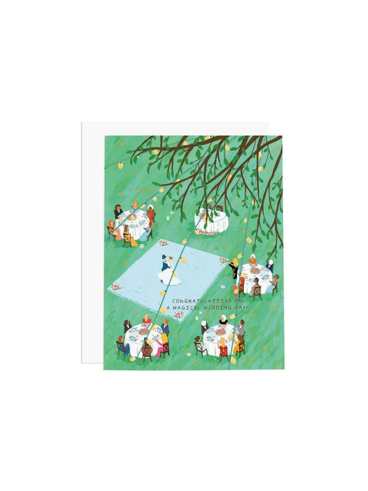 Magical Wedding Day Greeting Card