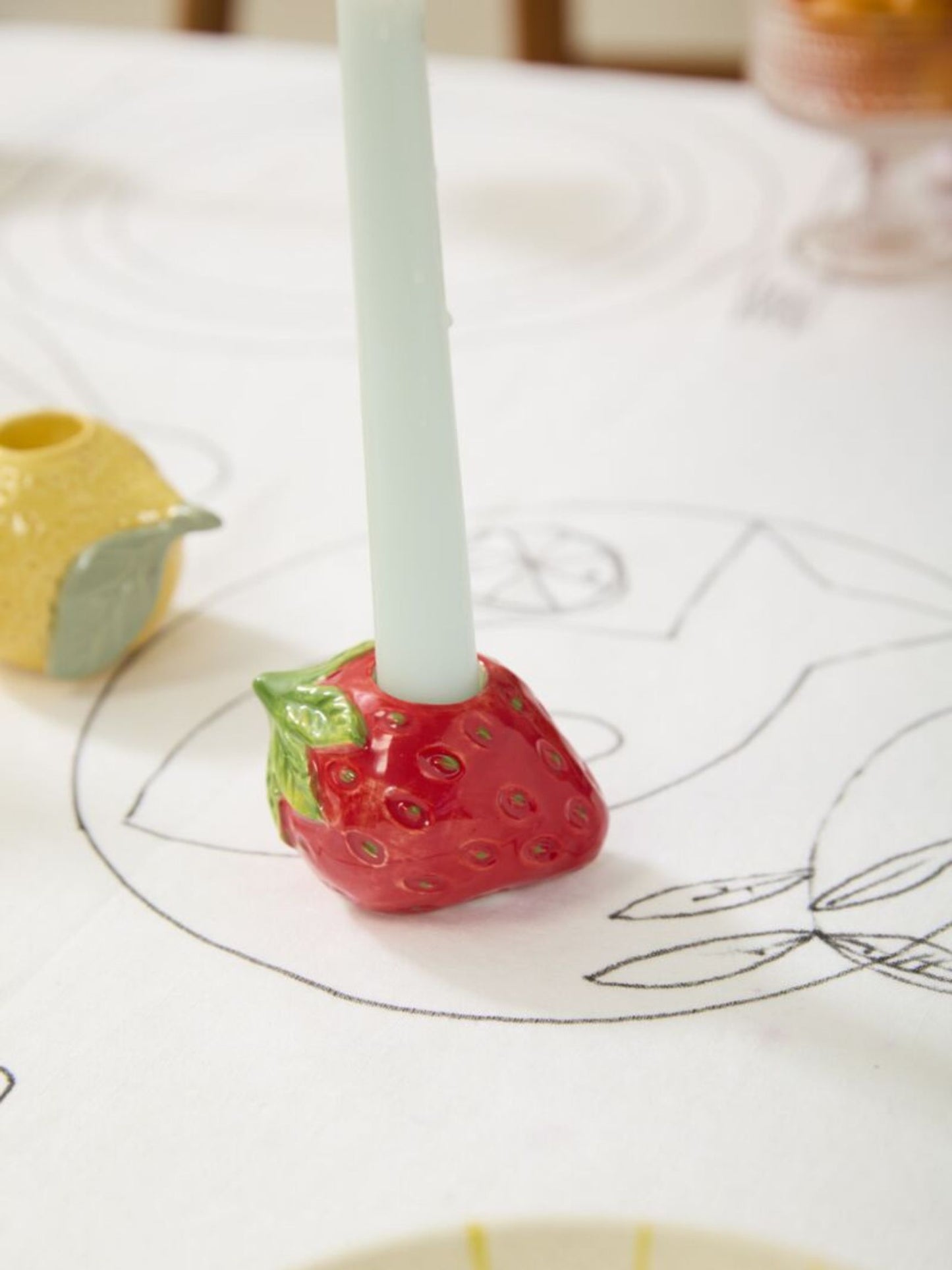 Fresh Cut Fruit Candleholder