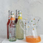 42 oz. Glass Organic Shaped Pitcher w/ Raised Dots