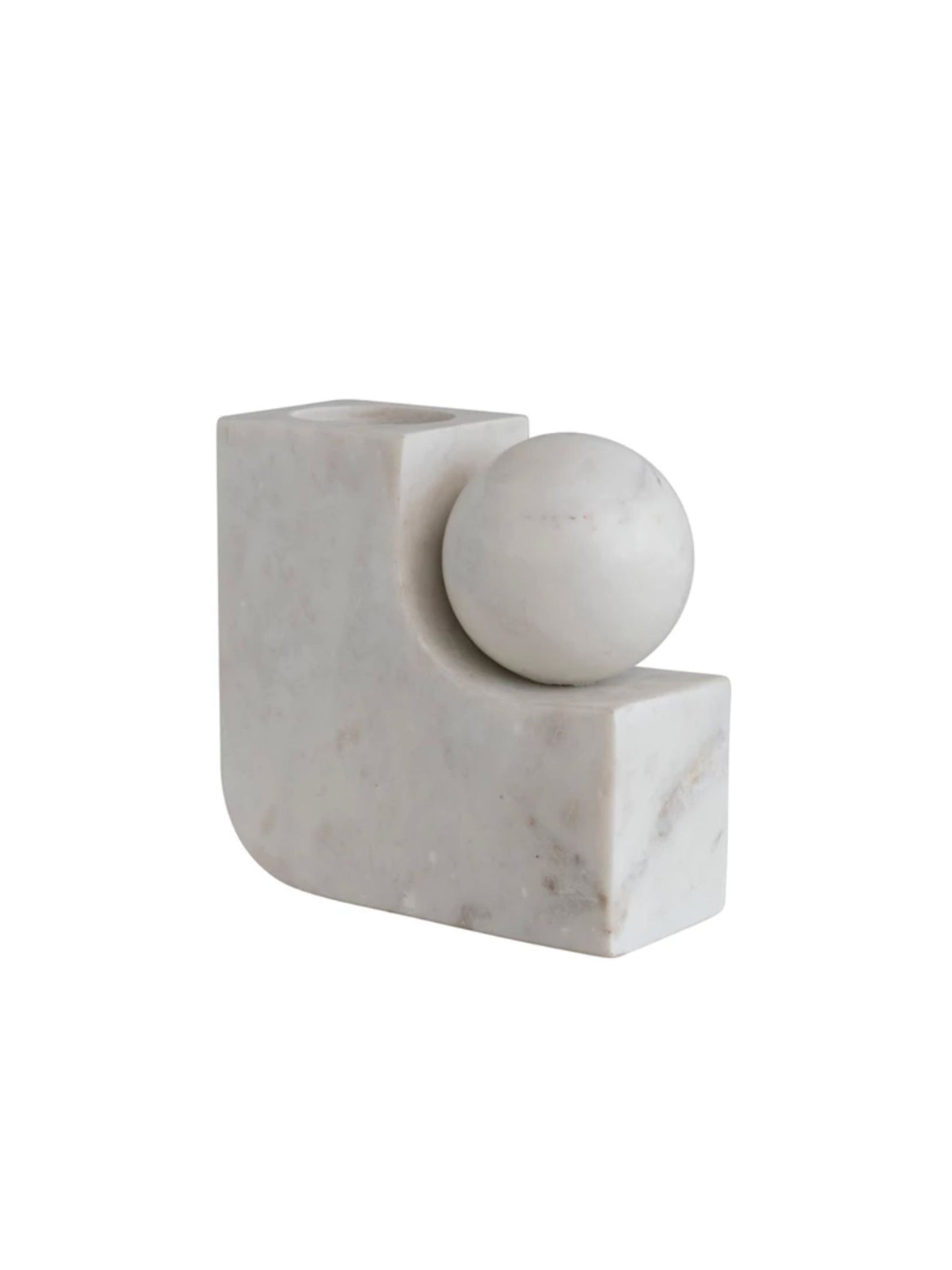 Marble Candle Holder/Vase w/ Ball (pick up only)