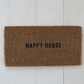 Natural Coir Doormat "HAPPY HOUSE"