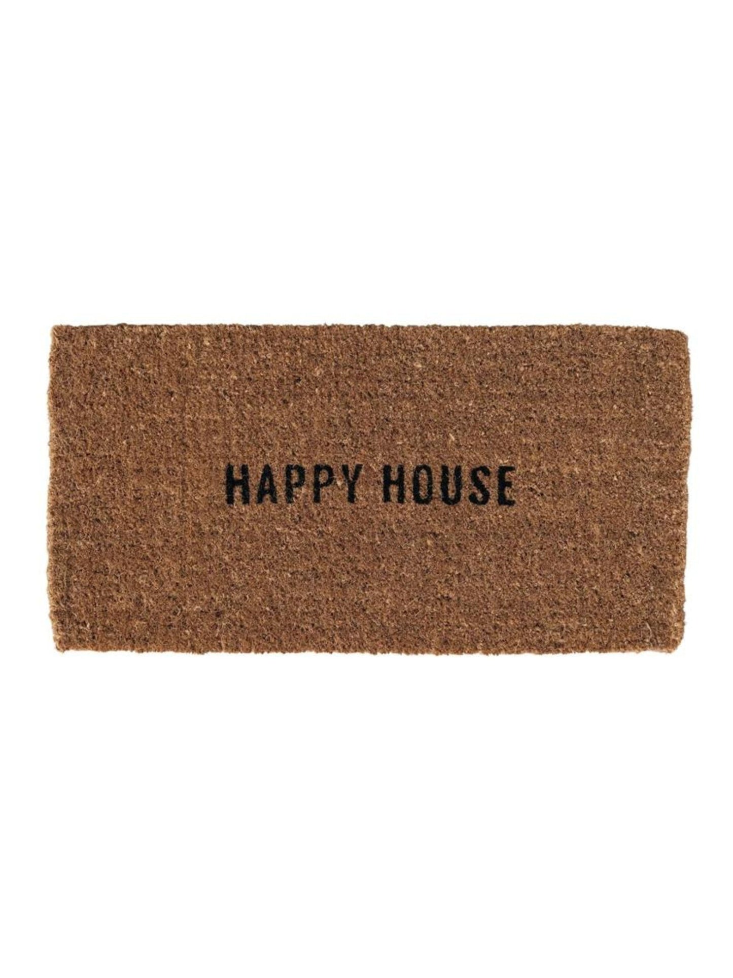 Natural Coir Doormat "HAPPY HOUSE"