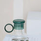 16 oz. Glass Pitcher w/ 8 oz. Green Drinking Glass