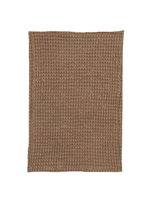 Stonewashed Cotton Waffle Weave Tea Towel