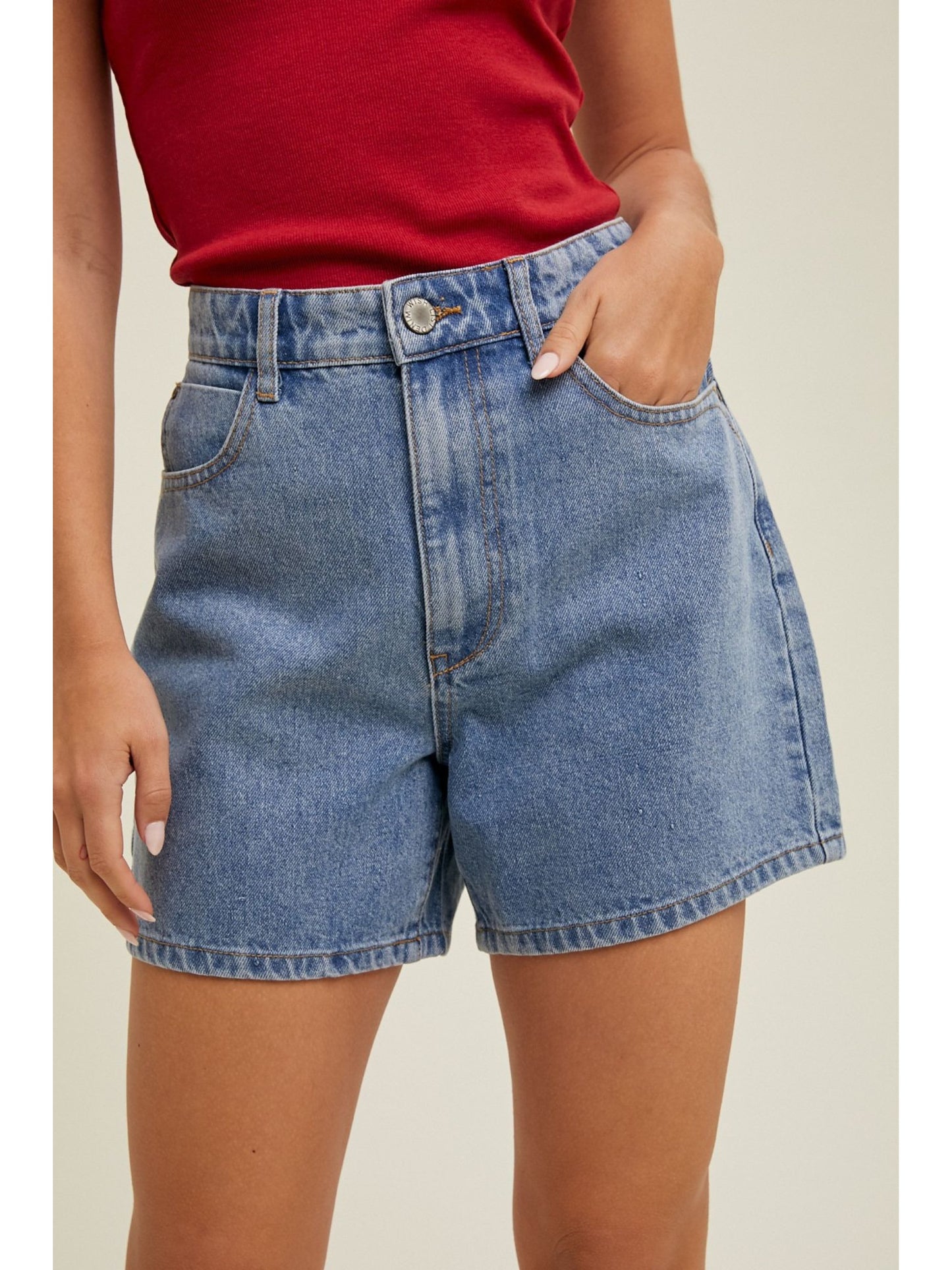 Classic Mom Denim Shorts