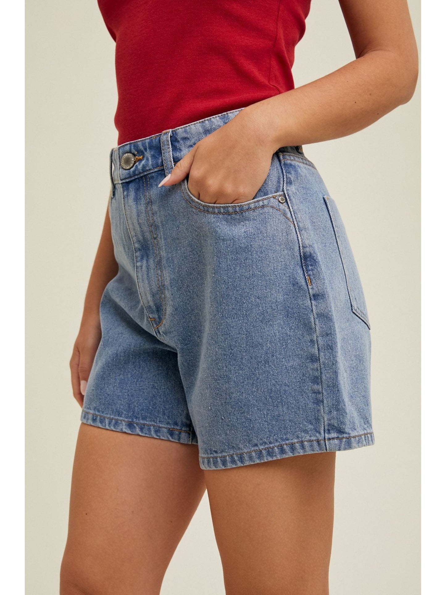 Classic Mom Denim Shorts