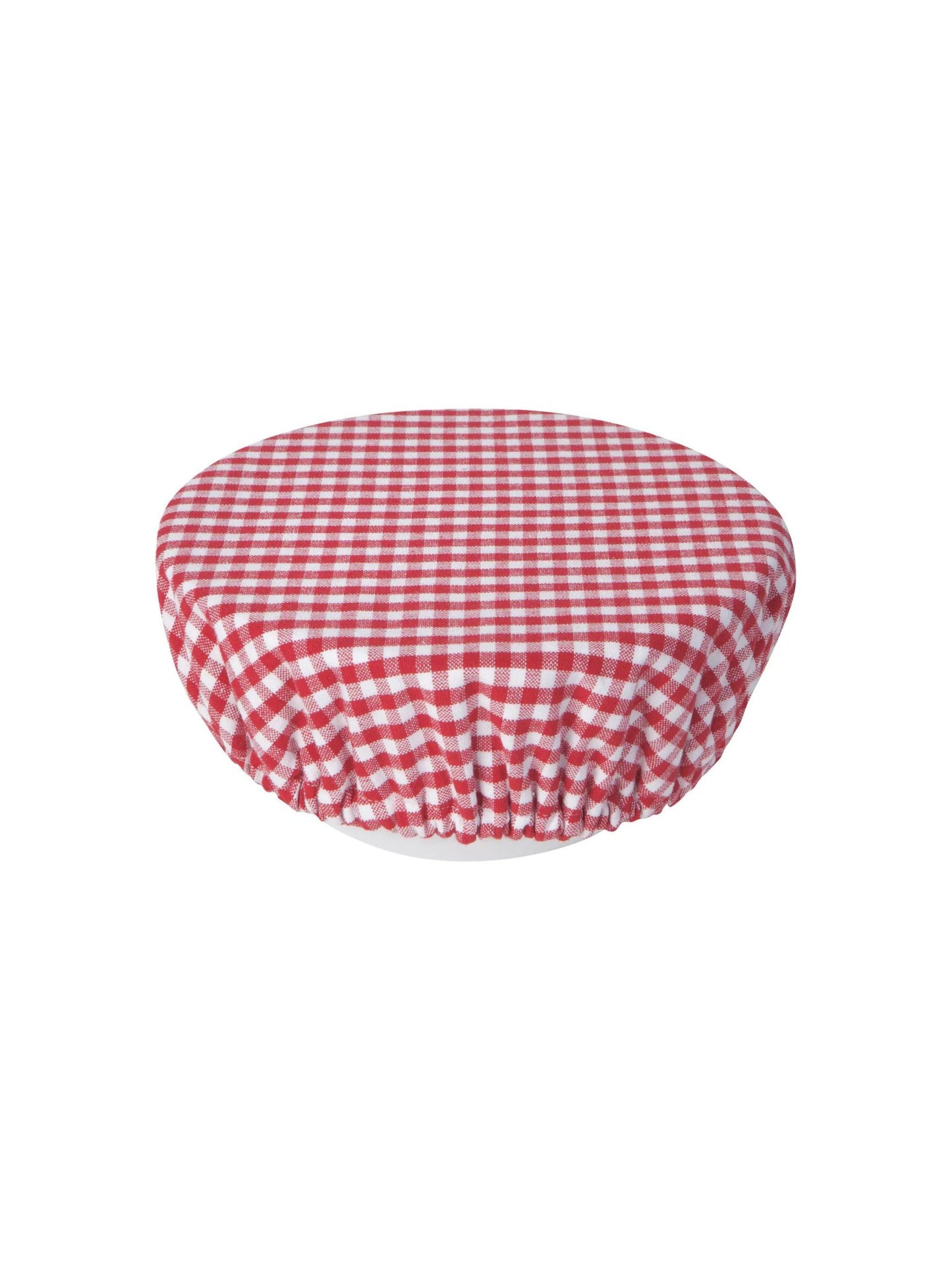 Red Gingham Bowl Covers Set of 2