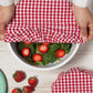 Red Gingham Bowl Covers Set of 2