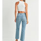 Vintage Cropped Flare Denim