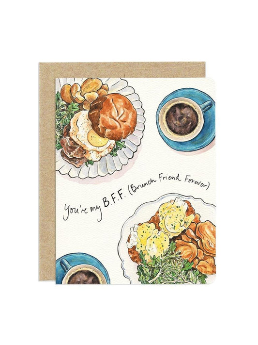 Brunch Friends Forever Card