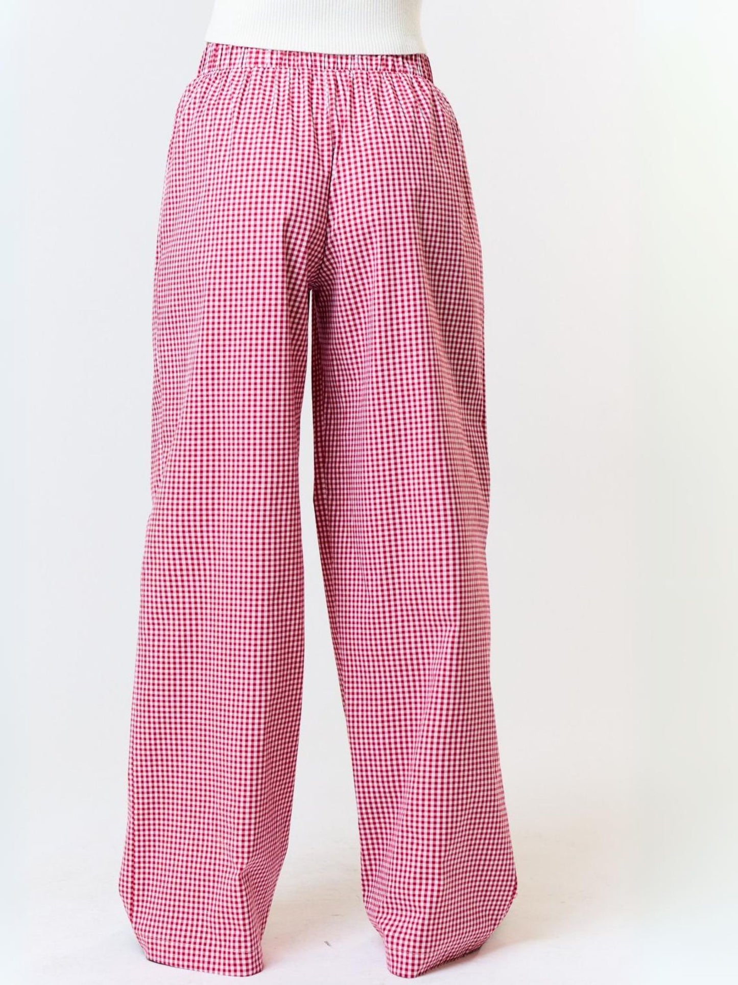 Cherry Gingham Lounge Pants