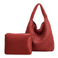 Johanna Red Large Recycled Vegan Shoulder Bag