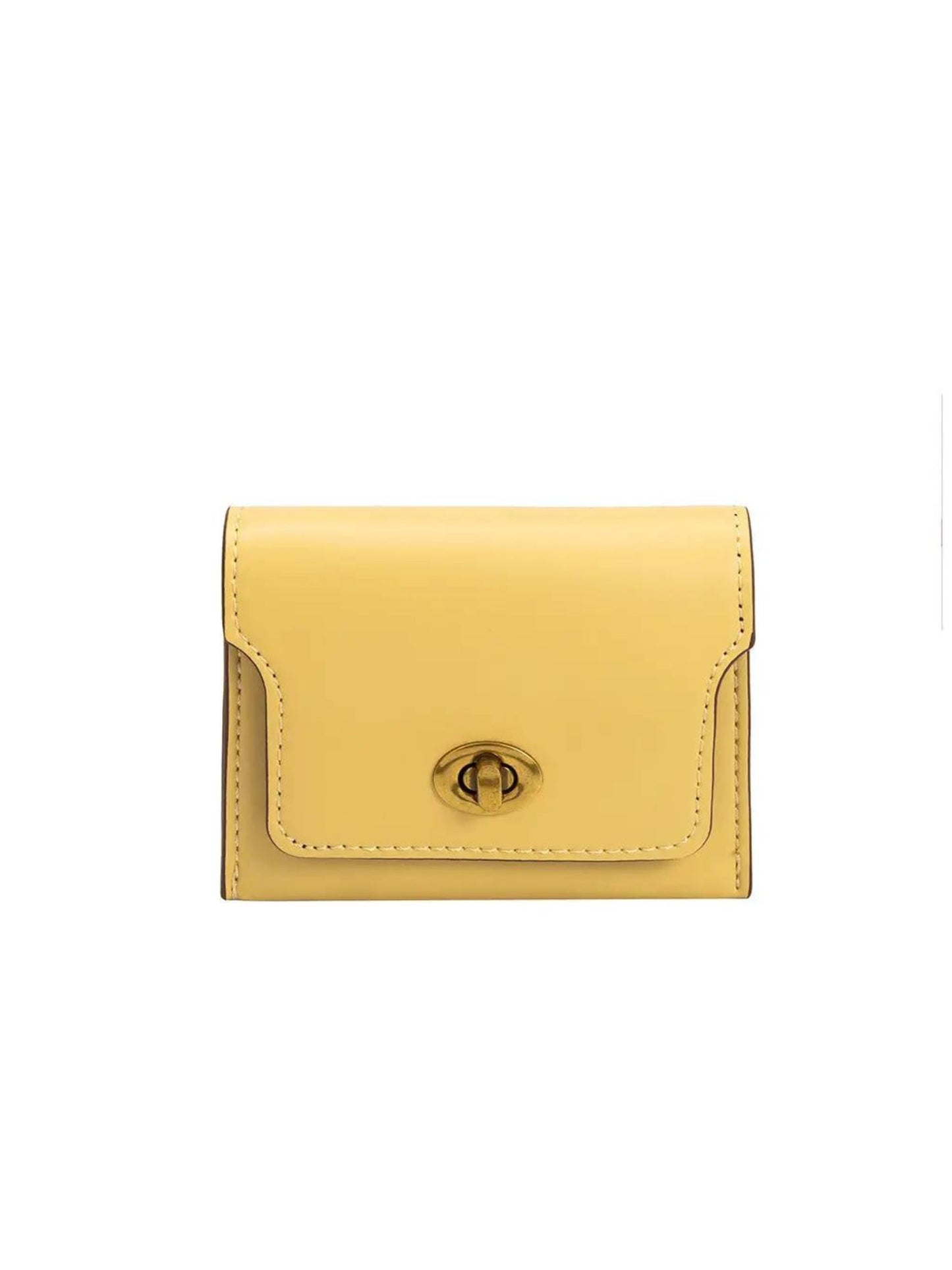 Tara Vegan Card Case Wallet - Yellow