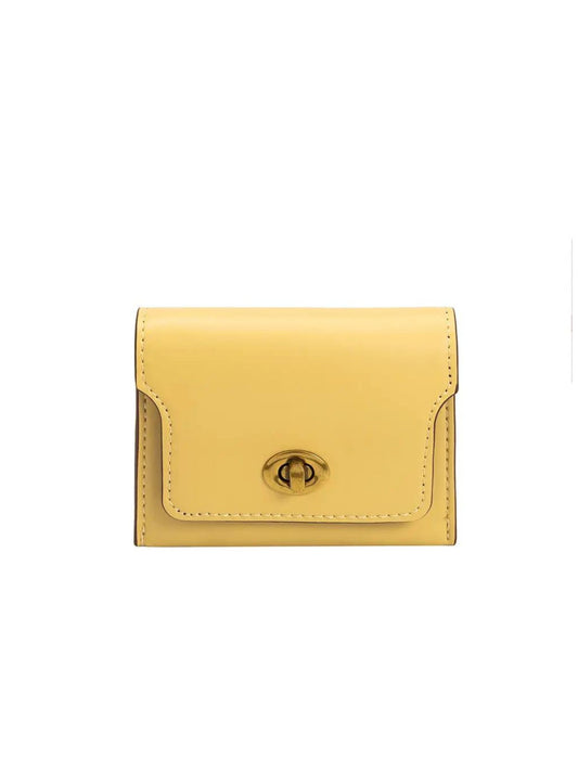 Tara Vegan Card Case Wallet - Yellow