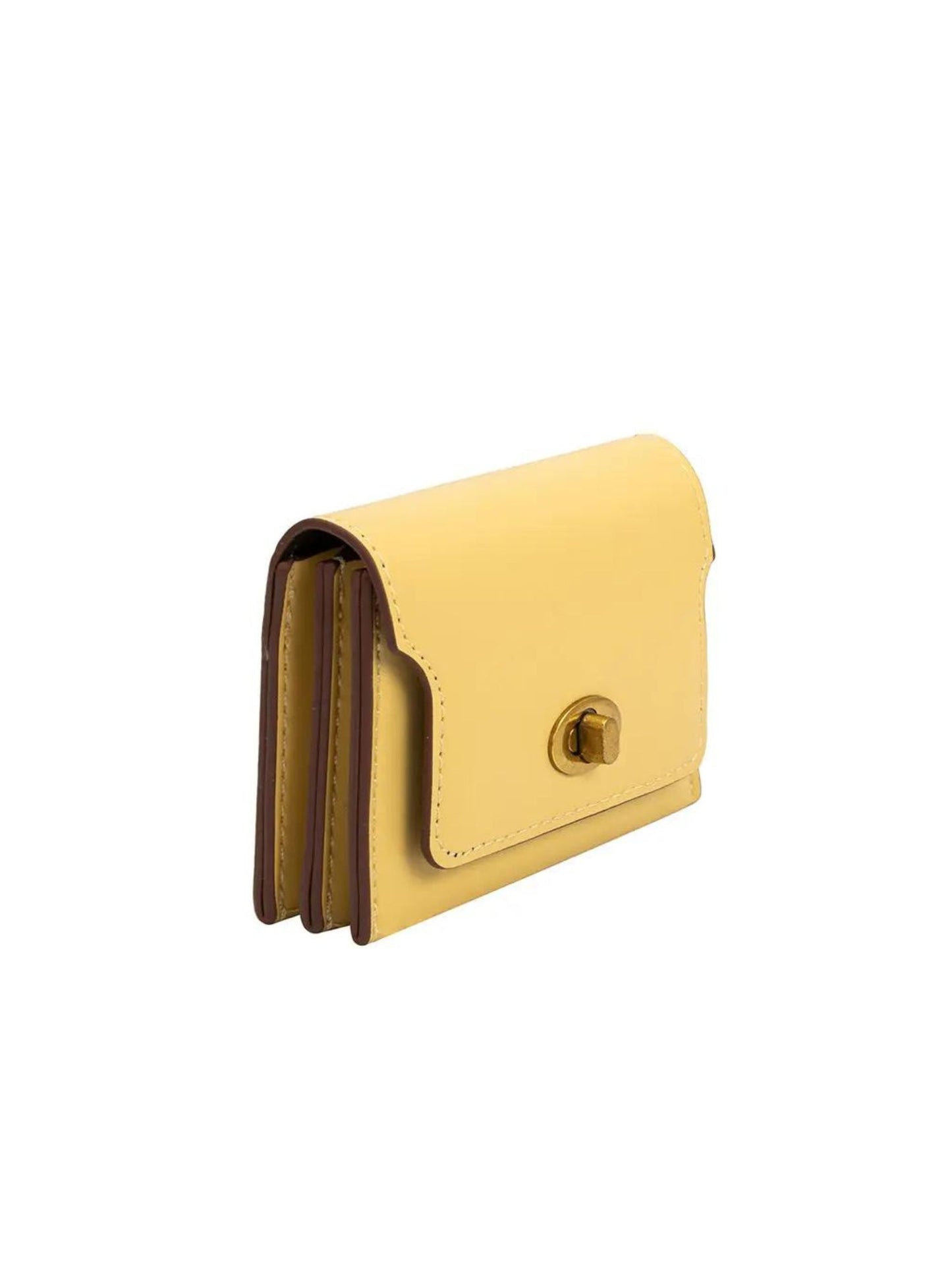 Tara Vegan Card Case Wallet - Yellow