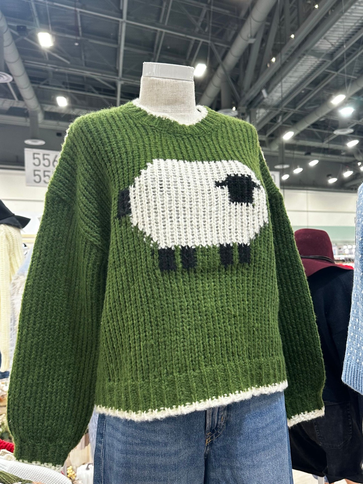 Baa Baa White Sheep Sweater