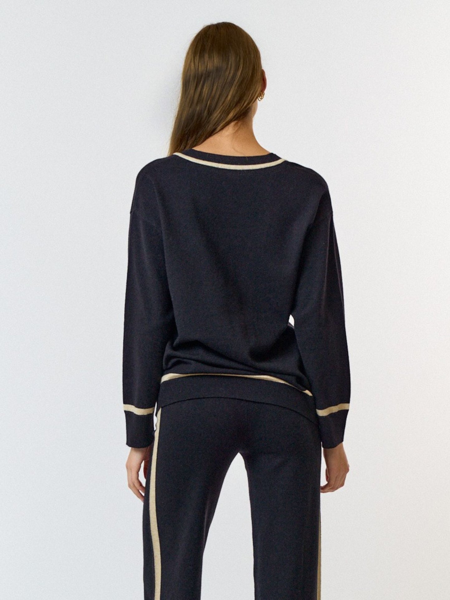 Olivia Sand Stripe Long Sleeve