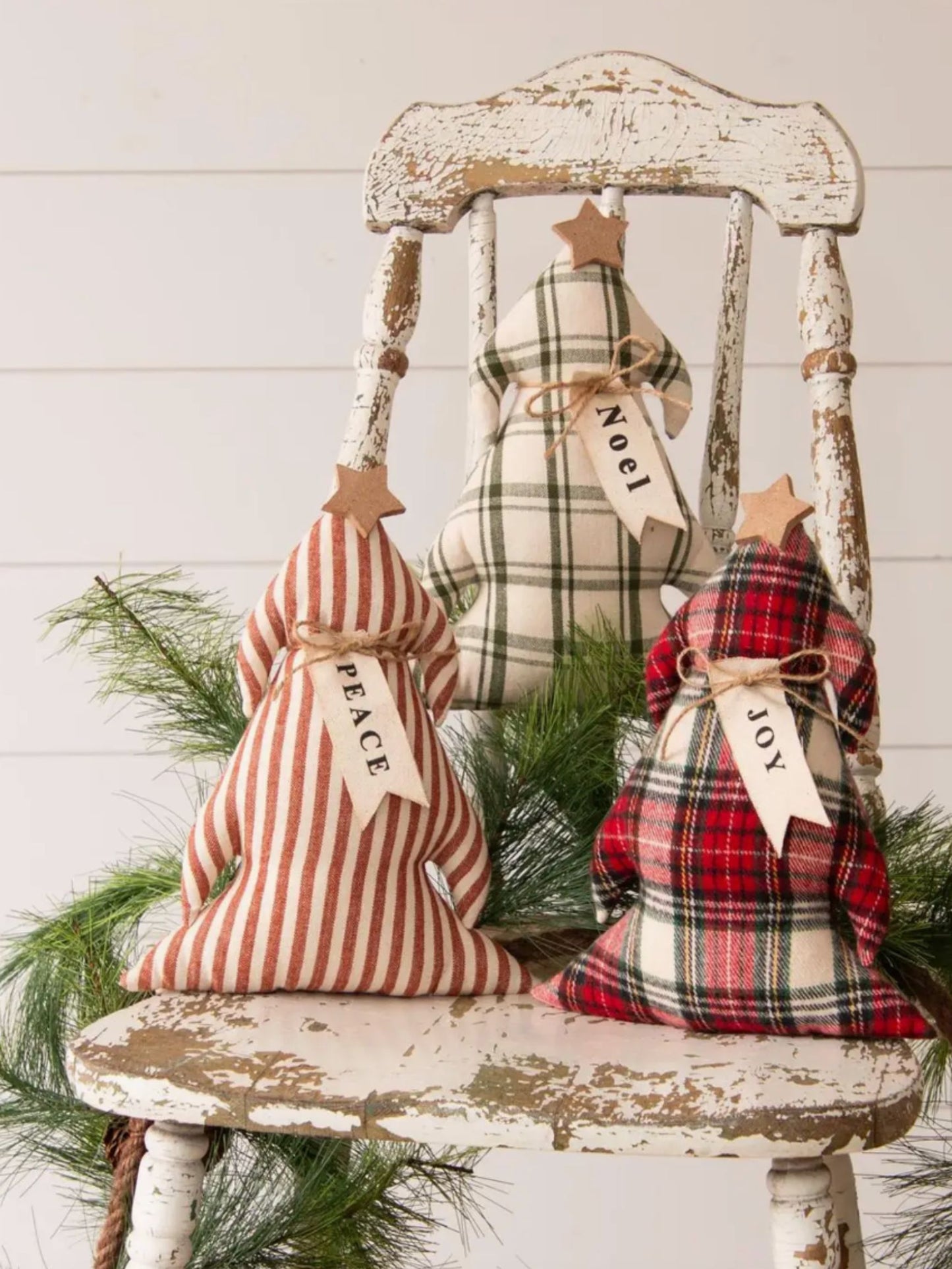 Mini Pillows - Trees With Christmas Words