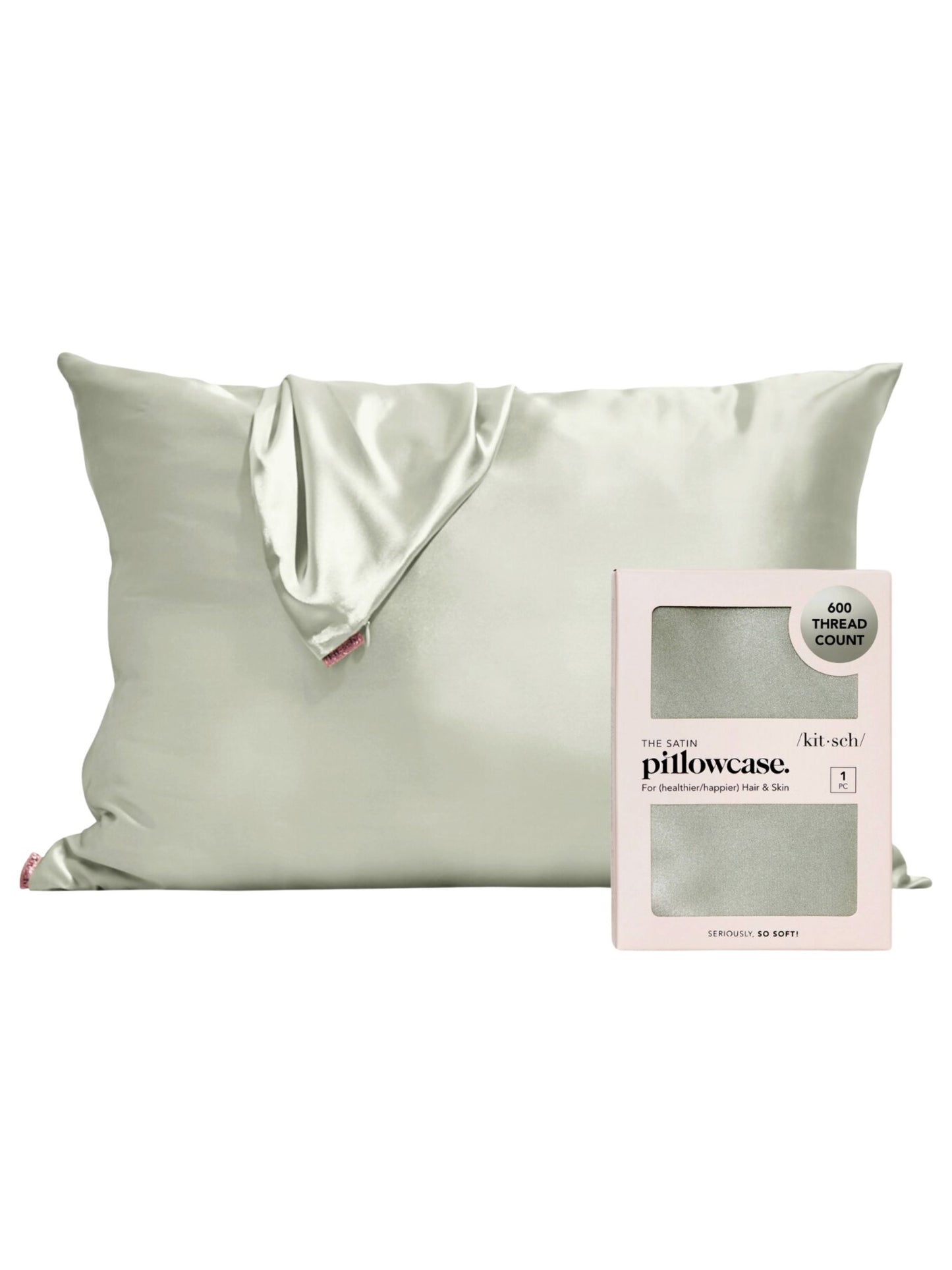 Satin Pillowcase - Sage