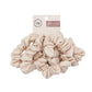 Organic Cotton Knit Scrunchies 5pc - Cream