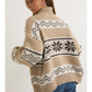 Fair Isle Sweater Jacket