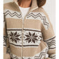 Fair Isle Sweater Jacket